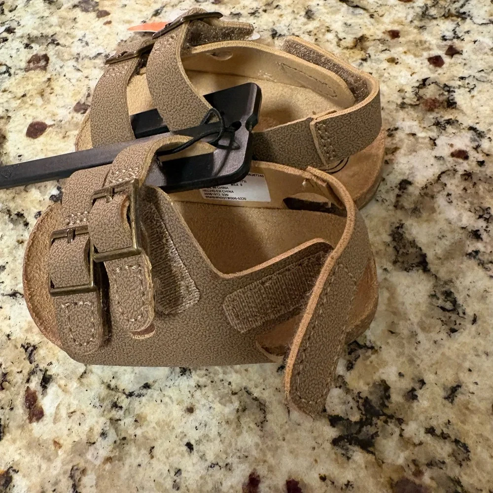 Carter's Gray, Converse Navy &‎ brownish color wondernation sandals & baby shoes